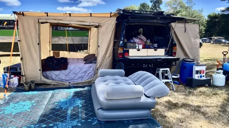 luxury camping