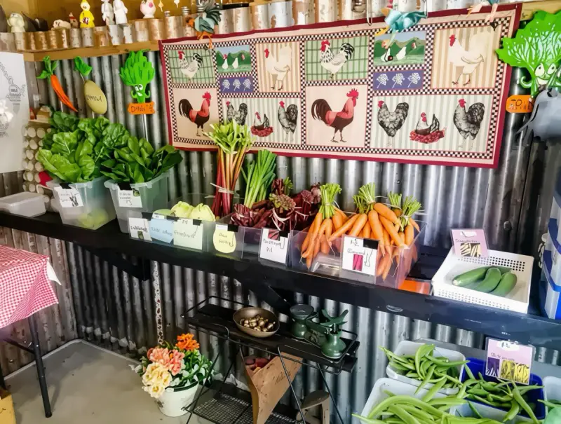 veggie stand