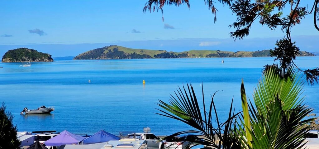 long bay motor camp coromandel nz summer